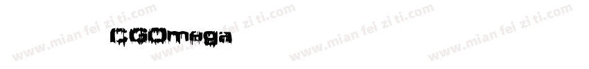英文字体 CGOmega字体转换